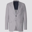 Essential Blazer Slim Duo Check Blue