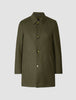 Wool Coat Green Melange