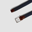 Braided Elastic Belt Dark Navy