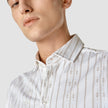 Classic Short Sleeve Shirt Earth Stripe