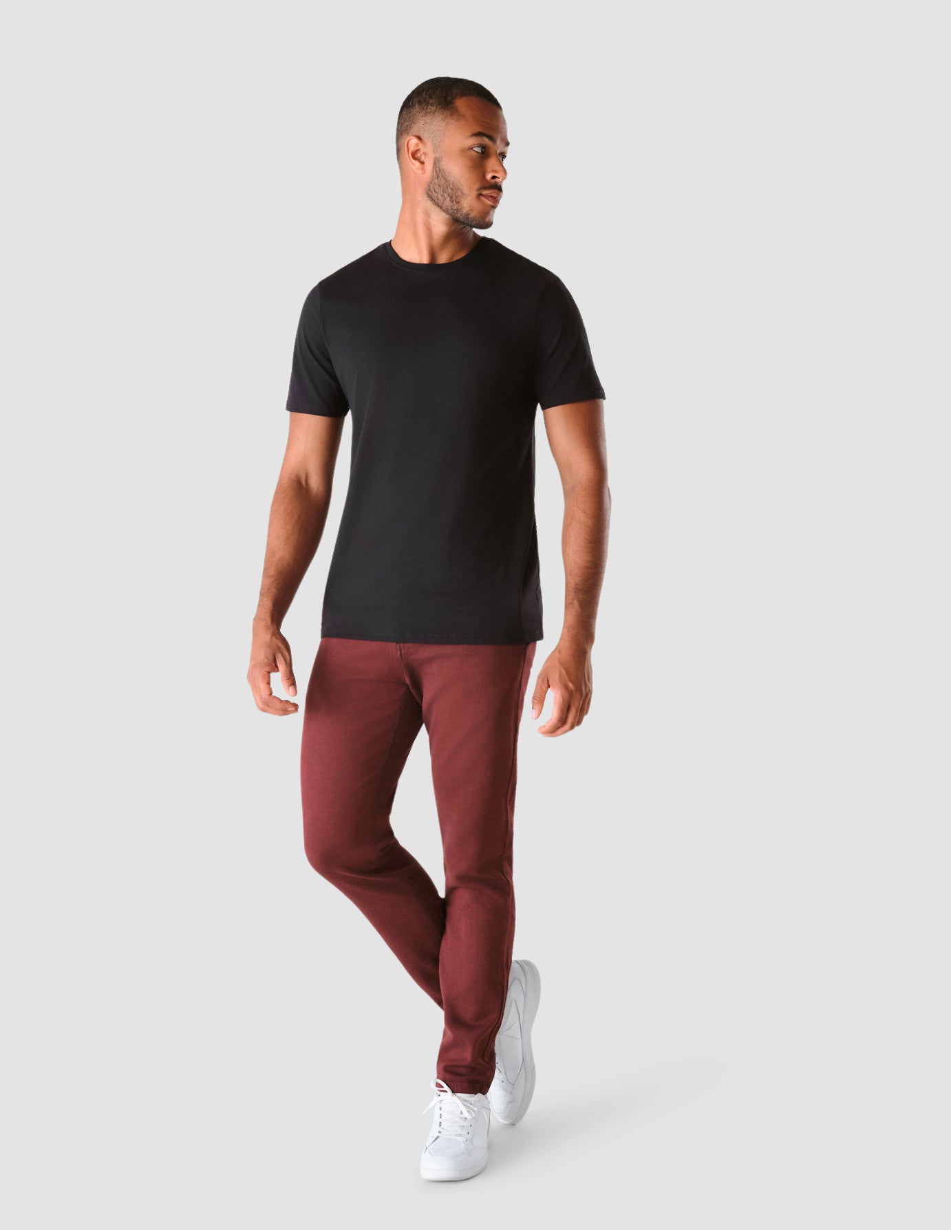 How to wear a burgundy chino - THE NINES