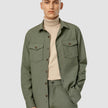 Essential Overshirt Nightfall Green Melange