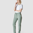 Essential Pants Tapered Calm Green Melange