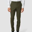 Essential Suit Pants Slim Moss Green Pinstripe