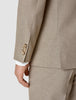 Essential Blazer Beige Melange Regular