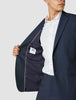 Essential Blazer Navy Melange Regular