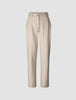 Essential Pants Straight Toffee Check