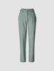 Essential Pants Straight Calm Green Melange