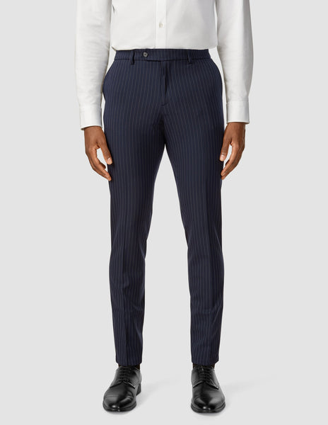 Essential Suit Pants Slim Navy Pinstripe SHAPING NEW TOMORROW