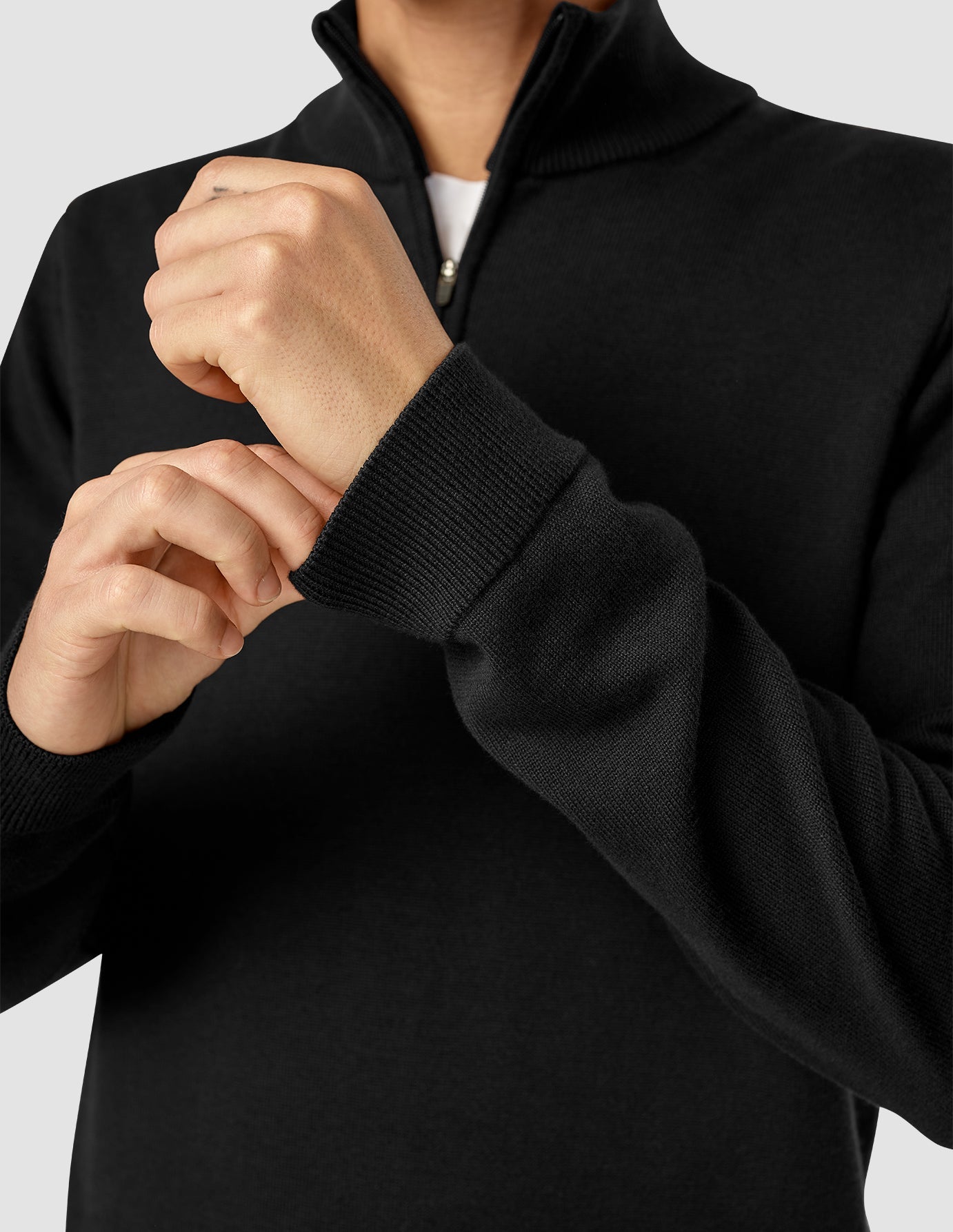 Everyday Knit Half-Zip Black | SHAPING NEW TOMORROW Everyday Knit Half-Zip Black | SHAPING NEW TOMORROW
