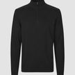 Everyday Knit Half-Zip Black