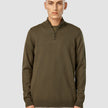 Everyday Knit Half-Zip Nightfall Green