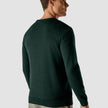Fine Knit Crewneck Forest Green Molinaire
