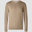 Fine Knit Crewneck Khaki Molinaire