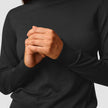 Fine Knit Turtleneck Black