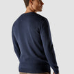 Fine Knit V-neck Navy