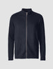 Heavy Knit Full Zip Dark Navy