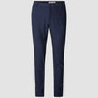 Limited Check Pants Regular Midnight Blue