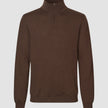 Premium Merino Half Zip Espresso