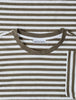 Striped Supima T-Shirt Box Fit Urban Green