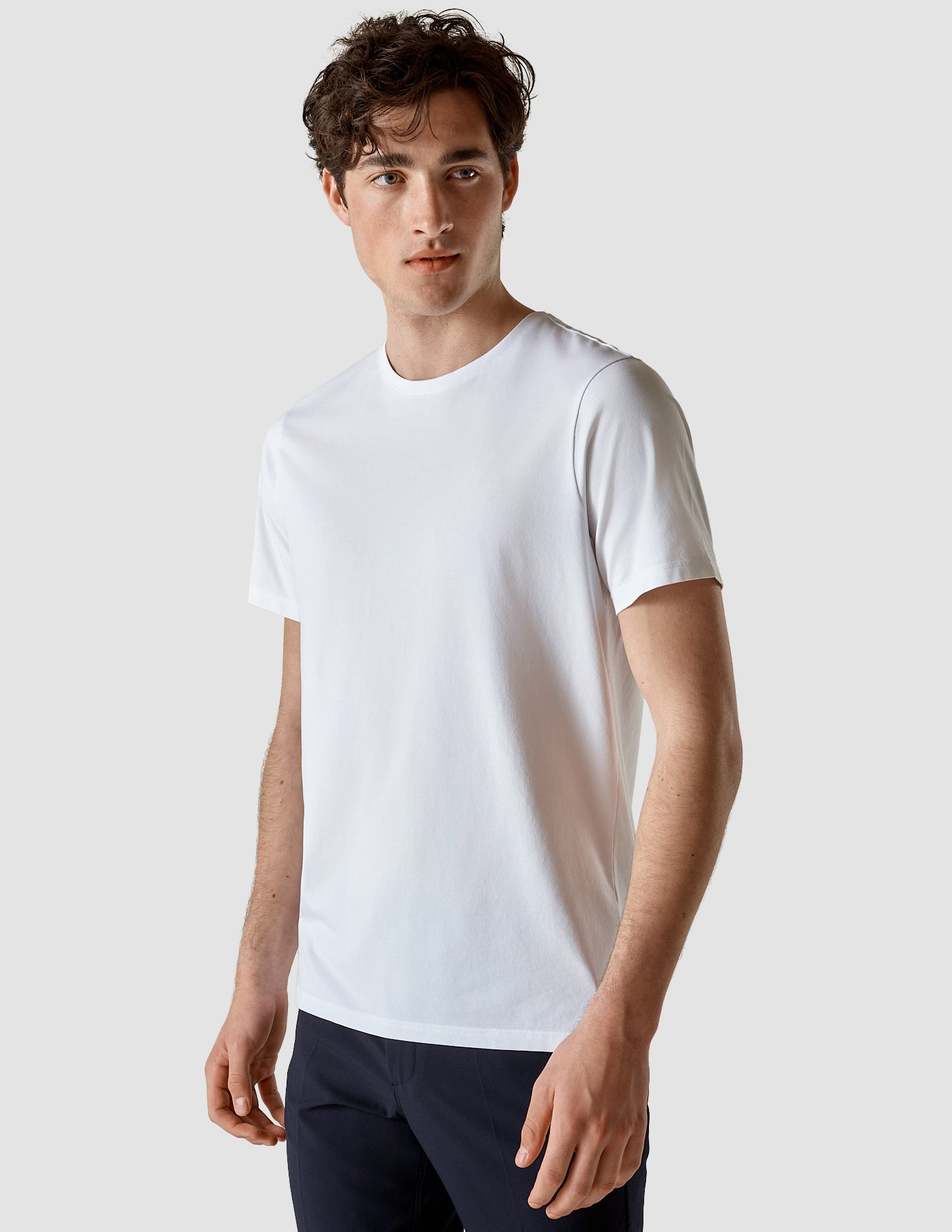 Supima T shirt White SHAPING NEW TOMORROW