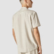 Tech Linen Bowling Short Sleeve Shirt Sandshell