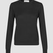 Fine Knit Crewneck Black