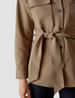 Belted Overshirt Cappuccino