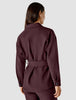 Belted Overshirt Pinot Noir