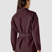 Belted Overshirt Pinot Noir