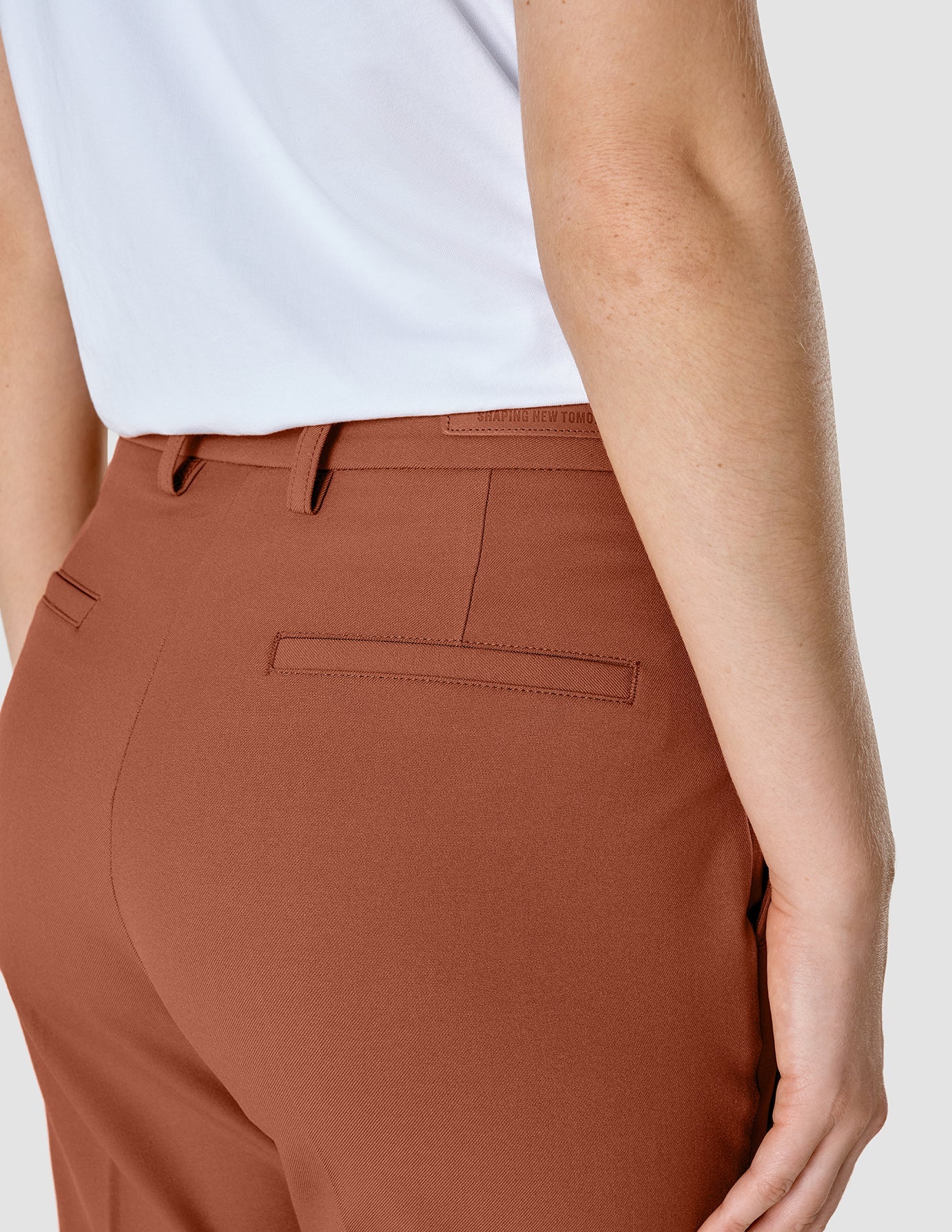 Men's Fashion Slim Thin Casual Crop Pants Tapered Suit Pants