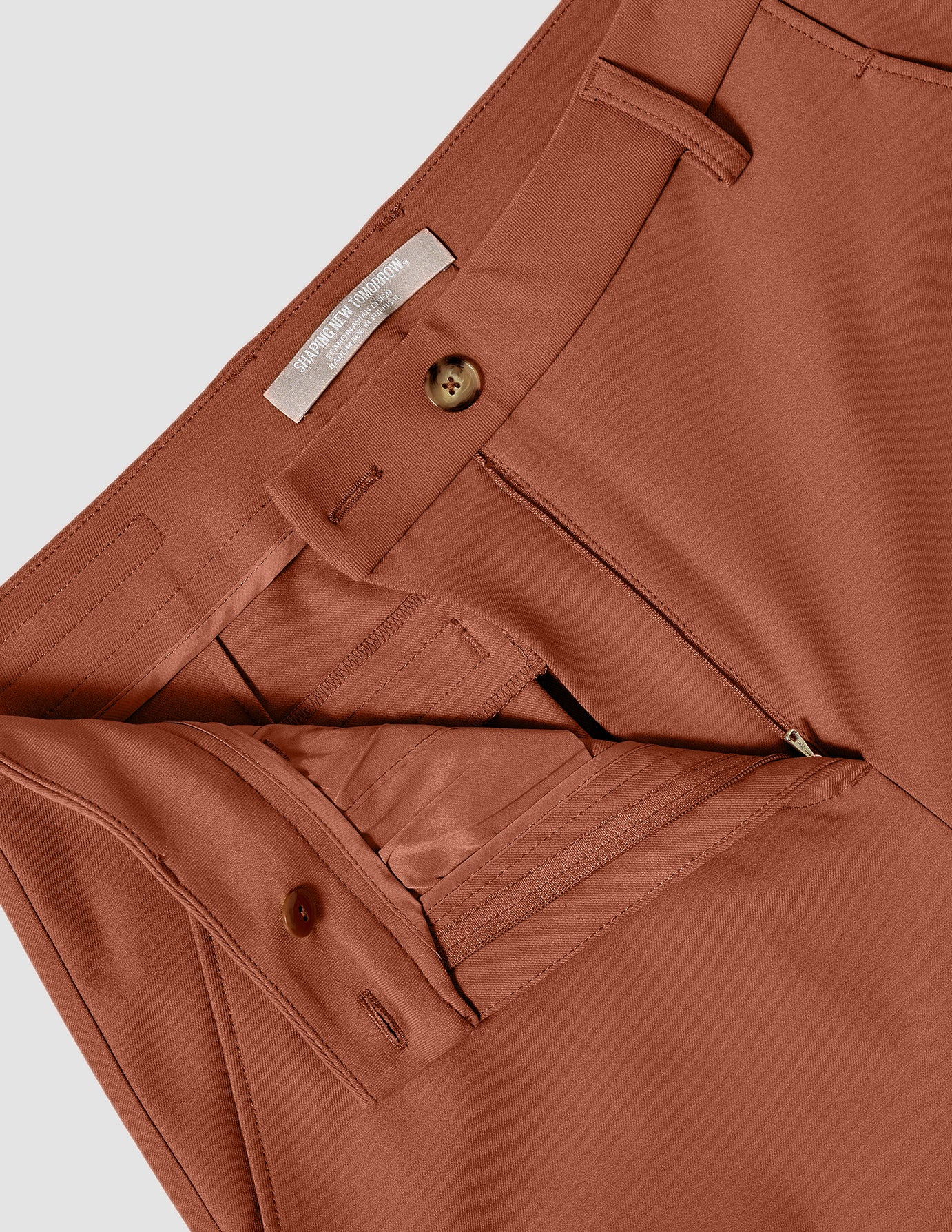 Essential Pants Tapered Terracotta | SHAPING NEW TOMORROW