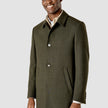 Wool Coat Green Melange